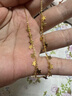 周生生繁星黃金項鏈 永系列足金雙面星星亮片吊墜套鏈93742N計價(jià) 47厘米 - 4.41克(含工費500元) 曬單實(shí)拍圖