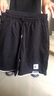 真維斯（Jeanswest）夏季短褲男士寬松速干休閑運(yùn)動(dòng)冰絲大褲衩外穿薄款沙灘五分中褲潮 2525黑色 L 曬單實(shí)拍圖