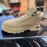 回力男鞋馬丁靴2025秋冬季新款工裝運動(dòng)鞋子男休閑厚底高幫鞋 卡其色 42 曬單實(shí)拍圖