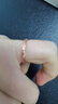 KERLA結婚對戒鍍18k玫瑰金色婚戒訂婚戒輕奢活口設計情侶禮物送女友生 一對款高品質(zhì) 曬單實(shí)拍圖