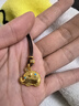 萃華足金999古法墩墩象黃金吊墜女士時尚小象掛墜送女友老婆生日禮物 【鑲鉆墩墩象吊墜】金重約7g 曬單實拍圖