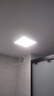 歐普集成吊頂led燈廚房衛(wèi)生間嵌入式鋁扣板吊頂300x300x600平板燈 16W 方燈  300_300 潤(rùn)玉白 曬單實(shí)拍圖