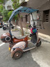 齊選全折疊雨棚電動(dòng)車(chē)雨篷棚電瓶摩托車(chē)防風(fēng)擋雨防曬伸縮遮陽(yáng)傘不怕查 快拆裝全折疊【太空人】雙面印花 曬單實(shí)拍圖