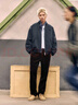 Levi's李維斯25年秋冬新款男士美式復古水洗做舊休閑牛仔夾克外套 黑色 M 曬單實(shí)拍圖