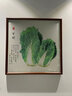 派旦仙夢(mèng)百財(cái)圖掛畫(huà)餐廳裝飾畫(huà)客廳過(guò)道玄關(guān)畫(huà)新中式白菜廚房飯廳墻面壁畫(huà) A-百財(cái)臨門(mén) 80*80cm【油畫(huà)布+有機(jī)玻璃】 雅致柚木實(shí)木框 曬單實(shí)拍圖