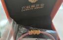 六桂福珠寶七夕禮物黃金轉(zhuǎn)運(yùn)珠 甜心糖果 3D硬足金手鏈繩  SD0700385 1g 曬單實(shí)拍圖