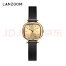 LANZOOM藍族黑金小方糖手表女士滿(mǎn)天星時(shí)尚輕奢高級七夕情人節禮物送女友 【JD直發(fā)】鎮店爆品Bremen01 曬單實(shí)拍圖