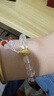 中國黃金（CHINA GOLD）黃財神鴻運招財時尚手鏈女白水晶足金手串紀念日生日禮物送女朋友 重量約2.9g-3.3g【活動定制款不支持7天無理由退換貨】 曬單實拍圖