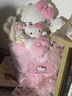 Hellokitty花束生日禮物三麗鷗手捧玩偶公仔凱蒂貓送女生閨蜜禮品 大號小熊凱蒂貓A 42CM+禮袋賀卡 曬單實(shí)拍圖