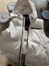 GG VH CK品牌輕奢羽絨馬甲男【精選白鴨絨】冬季新款加厚保暖連帽坎肩外套 白色丨連帽可拆卸 2XL 曬單實(shí)拍圖
