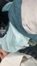 戴維貝拉（DAVE＆BELLA）女童外套防水兒童外衣秋天小童衣服童裝休閑男寶寶戶外透氣連帽衫 濃藍(lán)綠【現(xiàn)貨】 120 cm（建議身高110-120cm） 曬單實(shí)拍圖