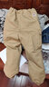 Teenie Weenie  Kids小熊童裝春秋款男童時(shí)尚簡(jiǎn)約束腳哈倫休閑褲 米色 140 cm 曬單實(shí)拍圖