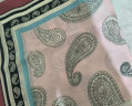 GLO-STORY 丝巾女 时尚优雅小方巾百搭气质装饰领巾 WSJ814049 粉色 实拍图