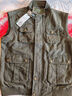 JEEP SPIRIT美國經(jīng)典吉普馬甲男士外套春秋款導演休閑釣魚(yú)攝影背心男馬夾 軍綠色 3XL 曬單實(shí)拍圖