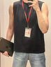 優(yōu)衣庫男女裝AIRism棉混紡無(wú)袖T恤背心坎肩吸汗透氣475363 475363/09黑色 L /175/100A 曬單實(shí)拍圖