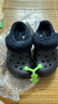 卡駱馳（CROCS）秋冬新品休閑鞋秋冬洞洞鞋貝雅暖絨暖棉|206633 黑/黑-060 (建議買(mǎi)大一碼) 37 /38(230mm) 曬單實(shí)拍圖