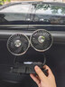 京格車(chē)載風(fēng)扇汽車(chē)12v24制冷后排專(zhuān)用強(qiáng)力靜音USB接口靠椅背雙頭電風(fēng)扇 【雙頭軟管風(fēng)扇】USB線款線長(zhǎng)1.8 曬單實(shí)拍圖