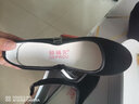 頤福元老北京布鞋女軟底上班工作鞋黑色平底一字扣帶酒店保潔廣場(chǎng)舞蹈鞋 平底黑色 37 曬單實(shí)拍圖