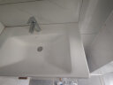恒洁（HEGII）浴室柜 陶瓷一体盆悬挂式洗脸盆镜柜套装 不含龙头及配件 多层实木6075-60 实拍图