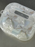 雅思戀 貝殼紋白色蝴蝶結(jié)Air.Pods Pro3代保護(hù)套4代蘋(píng)果air.pods3代藍(lán)牙耳.機(jī)殼小眾女款 【貝殼紋白色蝴蝶結(jié)+掛件】 AirPods 4代【新款】 曬單實(shí)拍圖