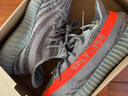 阿迪達斯Yeezy350夏日透氣男鞋灰橙椰子休閑鞋GW1229 38 曬單實(shí)拍圖