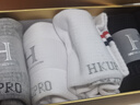 HKU防臭襪男士四季抗菌防臭短襪純色休閑襪吸汗防臭運動(dòng)低幫短筒男襪  2白色2灰色2黑色 均碼 (38-44碼) 曬單實(shí)拍圖