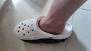 卡駱馳（crocs）貝雅洞洞鞋男女鞋戶外涼拖休閑拖鞋沙灘鞋涼鞋 10126-100 M8W10 曬單實拍圖