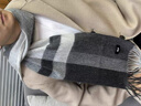 海瀾之家男士圍巾時(shí)尚純羊毛新款秋冬季保暖圍脖防寒禮盒裝送男友云霜灰 曬單實(shí)拍圖