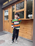 FNJ KIDS童裝男童運動(dòng)套裝2025春裝新款洋氣中大童衛衣褲兒童兩件套彩色130 (建議身高120-130cm) 曬單實(shí)拍圖