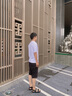 馬克華菲涼鞋男夏季休閑透氣戶外沙灘鞋男士真皮舒適防滑兩穿潮流涼拖 黑色 41 曬單實(shí)拍圖