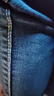 真維斯（JEANSWEST）牛仔褲女2025秋季高腰顯瘦韓版彈力小腳鉛筆長褲子黑色28 曬單實拍圖