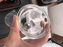 茶方圓匠心工藝泡茶壺一健下水茶具茶水分離器高硼硅玻璃水杯無(wú)桿飄逸杯 FY520透明600ml+2個(gè)杯 曬單實(shí)拍圖