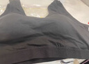 莫代爾純棉少女固定杯文胸抹胸防走光小胸聚攏一體式運動防震美背內(nèi)衣女 白色【質(zhì)量版】 背扣款 M 83-100斤 曬單實拍圖