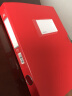 得力(deli)35mmA4粘扣档案盒塑料文件盒资料盒凭证文件收纳盒财会用品  办公用品 63203红色 实拍图