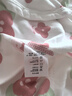 貝瑞加（Babyprints）寶寶連體衣2件裝新生兒蝴蝶衣系帶純棉四季款長(cháng)袖內衣 粉66 曬單實(shí)拍圖