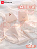 FitonTon5條裝內(nèi)褲女純棉7A抑菌少女內(nèi)褲中腰初中生青春期女孩透氣三角褲 曬單實(shí)拍圖