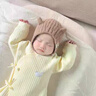 迪士尼（Disney）新生兒連體衣純棉春秋冬季初生寶寶嬰幼兒衣服夾棉保暖哈衣爬行服 黃小熊+黃鯨魚  2件 三層保暖夾 59cm 曬單實拍圖