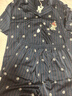 野獸派家居（tbh）【龔俊同款】都市野獸獅子星光緞家居服套裝四季可外穿情侶睡衣 獅子星光緞長(cháng)款家居服 許愿幣 L 曬單實(shí)拍圖