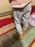 迪士尼女童打底褲春秋外穿兒童褲子秋季女孩愛(ài)莎長(cháng)褲SP97639 淺灰 110 曬單實(shí)拍圖
