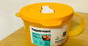 特百惠（Tupperware）思麗康飯盒3件套學(xué)生上班族便攜午餐分格微波1L+湯碗 冰沙紫 曬單實(shí)拍圖