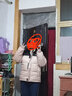 雅鹿反季情侶款羽絨服男女同款秋冬季時尚短款面包服立領(lǐng)加厚保暖外套 粉色 175 曬單實(shí)拍圖