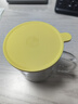 北鼎（Buydeem）馬克杯實(shí)用陶瓷水杯情侶杯咖啡茶杯可愛(ài)創(chuàng  )意禮物辦公早餐杯杯蓋 【小鵝黃】防塵硅膠杯蓋 曬單實(shí)拍圖