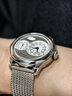 法拉蘇蒂天際線(xiàn)純全自動(dòng)機械表男防水潮流風(fēng)商務(wù)通勤送禮正品男士機械手表 鉑金灰 鋼帶款 曬單實(shí)拍圖