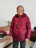 俞兆林（YUZHAOLIN）老年人衣服媽媽裝奶奶冬裝外套棉服女加厚媽媽冬裝中老年女裝 酒紅色 3XL （建議120-130斤） 曬單實拍圖