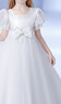 GOKU兒童禮服高端公主裙夏季洋氣小女孩生日走秀鋼琴演出服女童連衣裙 白色 120 （建議體重33-40斤） 曬單實(shí)拍圖