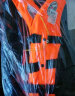 博沃尼克专业救生衣大浮力成人浮潜装备游泳背心船用自救生口哨营 橙色XL 实拍图