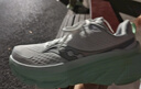Saucony索康尼GUIDE17向導17減震軟底支撐慢跑訓練鞋輕便運動(dòng)鞋女 白淺綠240 38.5 曬單實(shí)拍圖