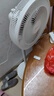 美的（Midea）電風(fēng)扇落地扇臺扇家用大風(fēng)量電扇宿舍輕音低噪臺式桌面兩用節能 【升級七葉強風(fēng)  臺地兩用】象牙白 曬單實(shí)拍圖