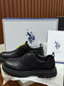 U.S. POLO ASSN.保羅男鞋休閑皮鞋英倫風(fēng)男士商務(wù)正裝鞋黑色系帶鞋子男 曬單實(shí)拍圖