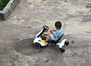 好孩子（gb）兒童電動(dòng)車(chē)戶(hù)外卡丁車(chē)漂移車(chē)兒童玩具 超穩底重心+360°漂移輪 曬單實(shí)拍圖